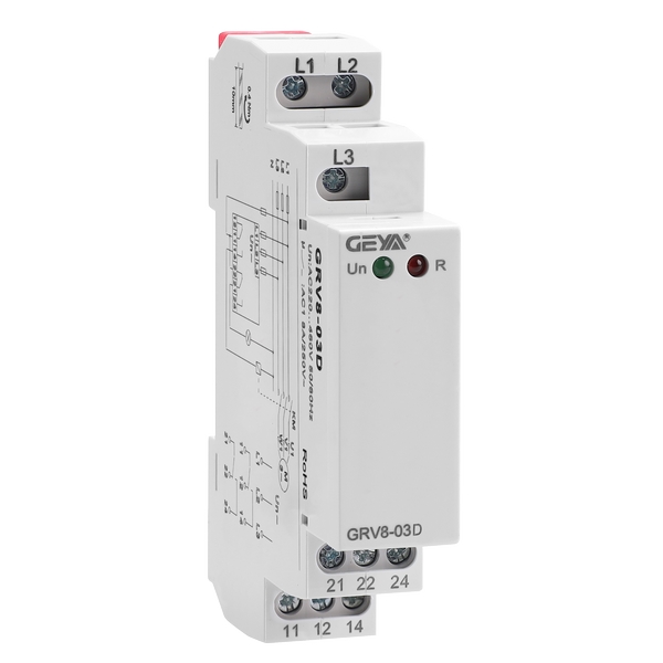 GRV8-03D至08D系列三相電壓監(jiān)控繼電器